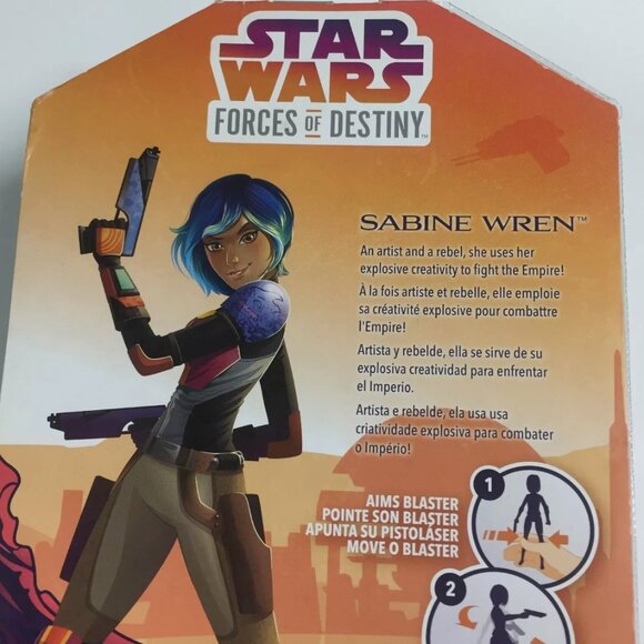 NEW Star Wars Forces of Destiny Sabine Wren 11'' Doll - Picture 9 of 10